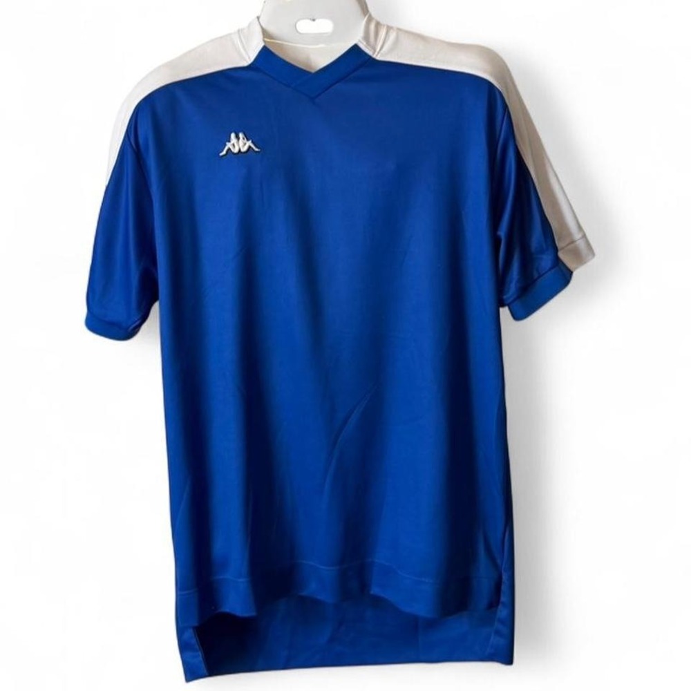 Vintage Y2K Kappa Embroidered Logo Soccer Jersey, Men's Size L